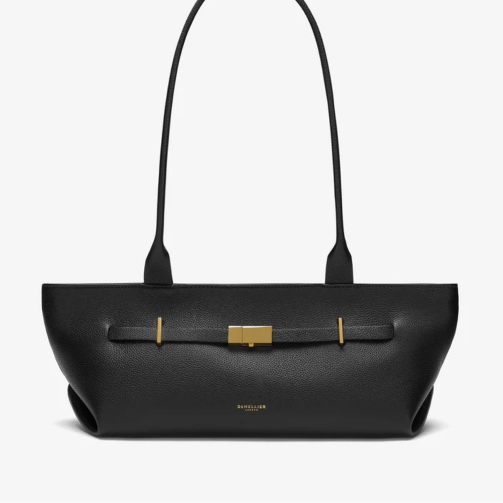 DeMellier Black and Gold Shoulder Bag